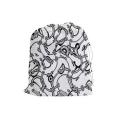 Unfinishedbusiness Drawstring Pouch (large) by designsbyamerianna