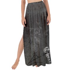 Awesome Crow Skeleton With Skulls Maxi Chiffon Tie-up Sarong by FantasyWorld7