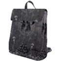 Awesome Crow Skeleton With Skulls Flap Top Backpack View1
