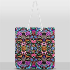 Rp-3-4 Full Print Rope Handle Tote (large) by ArtworkByPatrick