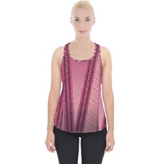 Background Pink Pattern Piece Up Tank Top by Pakrebo