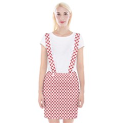 Red Diamond Braces Suspender Skirt by HermanTelo