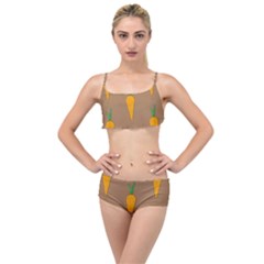 Healthy Fresh Carrot Layered Top Bikini Set by HermanTelo