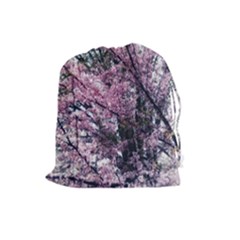 Ohio Redbud Drawstring Pouch (large) by Riverwoman