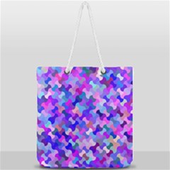 Ml-c-4-8 Full Print Rope Handle Tote (large) by ArtworkByPatrick