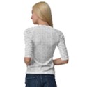 Binary Background Quarter Sleeve Raglan Tee View2