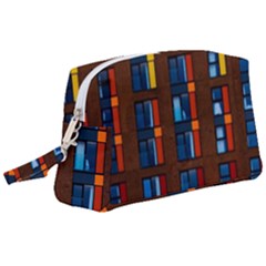 Architecture Color Colour Windows Wristlet Pouch Bag (large) by Pakrebo