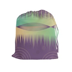 Background Abstract Non Seamless Drawstring Pouch (xl) by Pakrebo