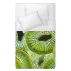 Sliced Kiwi Fruits Green Duvet Cover (single Size) by Pakrebo