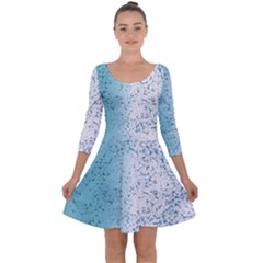 Spetters Stains Paint Quarter Sleeve Skater Dress by HermanTelo
