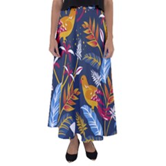 Colorful Birds In Nature Flared Maxi Skirt by Sobalvarro