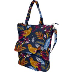 Colorful Birds In Nature Shoulder Tote Bag by Sobalvarro