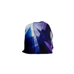Abstract Architectural Design Architecture Building Drawstring Pouch (xs) by Pakrebo