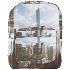 Architectural Design Architecture Buildings City Full Print Backpack by Pakrebo