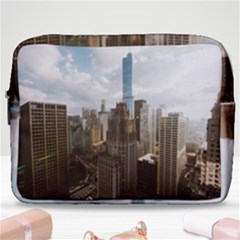 Architectural Design Architecture Buildings City Make Up Pouch (large) by Pakrebo