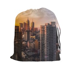 View Of High Rise Buildings During Day Time Drawstring Pouch (xxl) by Pakrebo