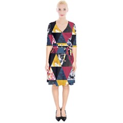 Triangles Wrap Up Cocktail Dress by Sobalvarro