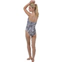 Nature Texture Print Go with the Flow One Piece Swimsuit View2