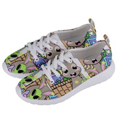 Graphic Kawaii Bunnies Women s Lightweight Sports Shoes by Sudhe