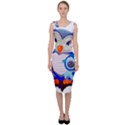 Owl Mother Owl Baby Owl Nature Sleeveless Pencil Dress View1
