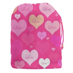 Heartsoflove Drawstring Pouch (xxxl) by designsbyamerianna