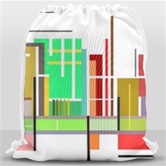 Business Finance Statistics Graphic Drawstring Bag (large) by Simbadda