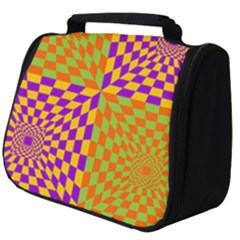 Pop Art Orange Background Full Print Travel Pouch (big) by Simbadda