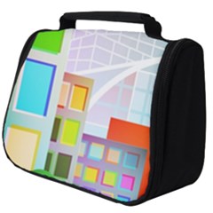 City Modern Business Skyscrapers Full Print Travel Pouch (big) by Simbadda