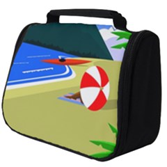 Beach Summer Sea Ocean Water Sand Full Print Travel Pouch (big) by Simbadda