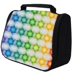 Background Colorful Geometric Full Print Travel Pouch (big) by Simbadda