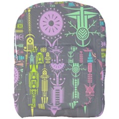 Background Non Seamless Pattern Full Print Backpack by Simbadda