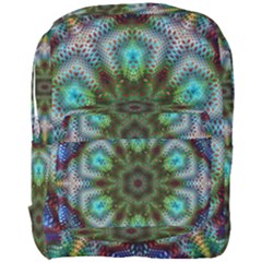 Art Background Flames Full Print Backpack by Simbadda