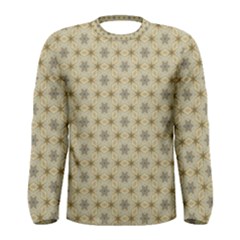 Star Basket Pattern Basket Pattern Men s Long Sleeve Tee by Simbadda