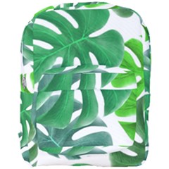 Tropical Greens Leaves Design Full Print Backpack by Simbadda