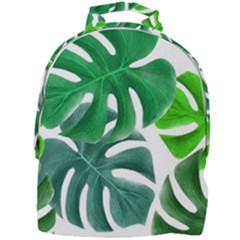 Tropical Greens Leaves Design Mini Full Print Backpack by Simbadda
