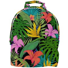 Tropical Greens Leaves Design Mini Full Print Backpack by Simbadda