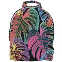 Leaves Tropical Jungle Pattern Mini Full Print Backpack by Simbadda