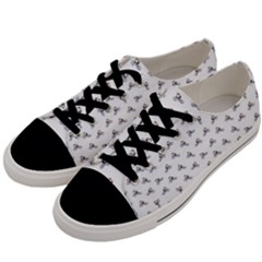 Cycling Motif Design Pattern Men s Low Top Canvas Sneakers by dflcprintsclothing