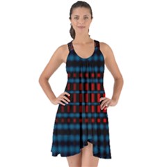 Signal Background Pattern Light Texture Show Some Back Chiffon Dress by Sudhe