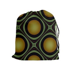 Abstract Background Design Drawstring Pouch (xl) by Sudhe