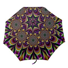 Abstract Flower Artwork Art Folding Umbrellas by Sudhe