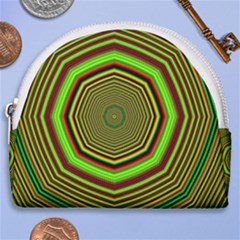 Fractal Artwork Idea Allegory Horseshoe Style Canvas Pouch by Sudhe