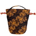 Abstract Fractal Pattern Artwork Flora Drawstring Bucket Bag View1