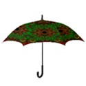 Abstract Fractal Pattern Artwork Pattern Hook Handle Umbrellas (Small) View3