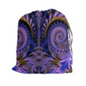 Abstract Fractal Pattern Artwork Drawstring Pouch (XXL) View1
