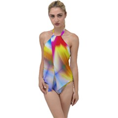 Color Concept Colors Colorful Go With The Flow One Piece Swimsuit by Pakrebo