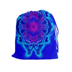 Digital Art Artwork Fractal Color Abstact Drawstring Pouch (xl) by Pakrebo