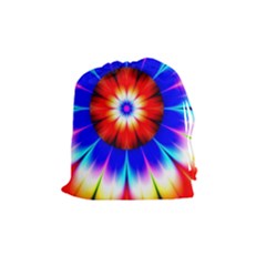 Abstract Digital Art Artwork Colorful Drawstring Pouch (medium) by Pakrebo