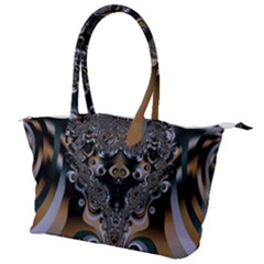 Fractal Art Artwork Design  Art Canvas Shoulder Bag by Pakrebo
