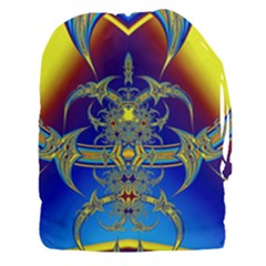 Abstract Art Design Digital Art Drawstring Pouch (xxxl) by Pakrebo